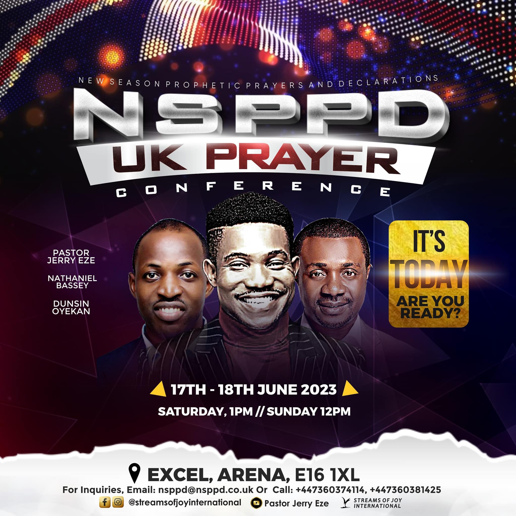 NSPPD UK PRAYERS CONFERENCE WITH JERRY EZE Daily Devotionals