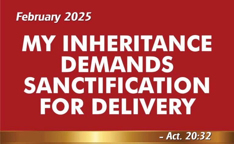 Prophetic Focus for February 2025 - Banner